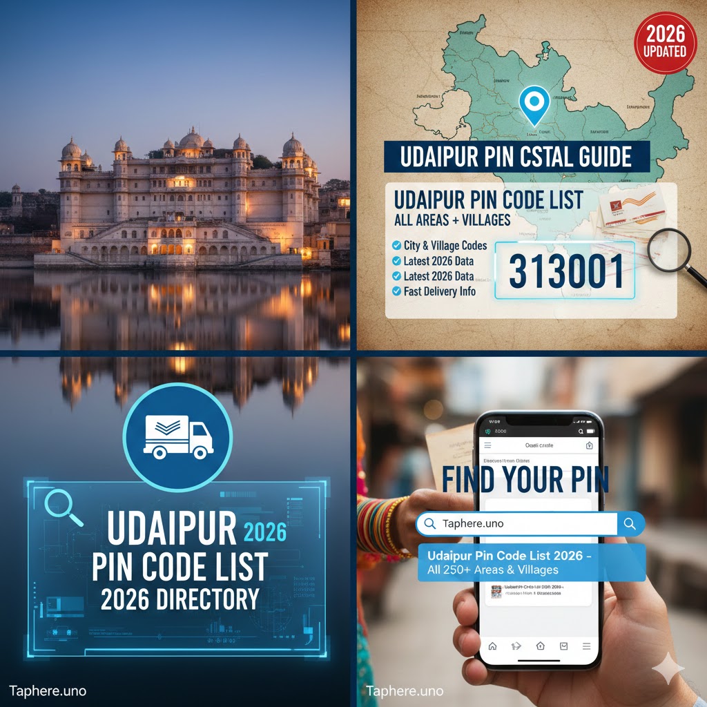 Udaipur Pin Code List 2026
